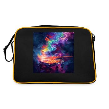 Percussion - Retro Bag - black/gold - Back