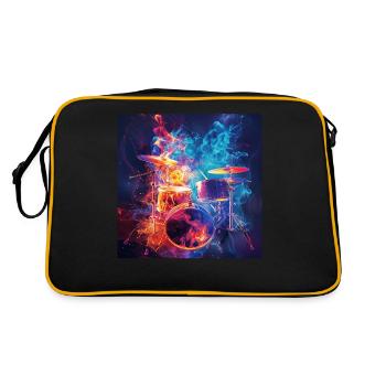 Percussion - Retro Bag - black/gold - Back