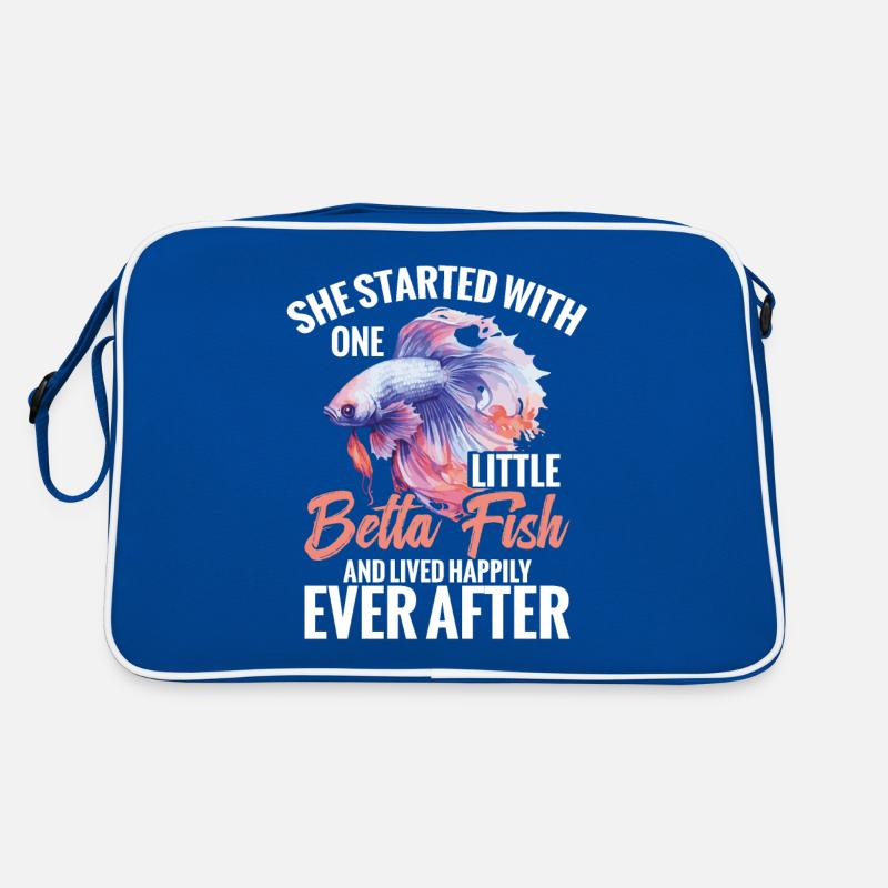 She started with a small betta fish and lived Retro Bag