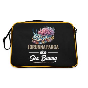 Nacktschnecke Jorunna Parca, Auch Bekannt Als - Retro Tasche - Schwarz/Gold - Hinten