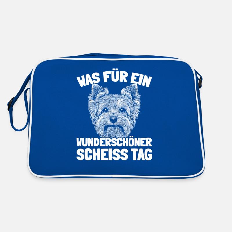 Yorkshire Terriers, please keep your mouth shut Retro Bag