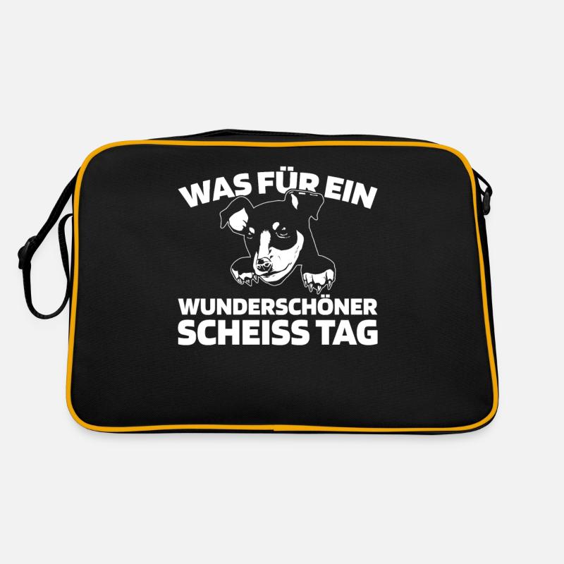 Dachshund Dachshund Please keep your mouth shut Retro Bag