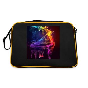 Piano - Sac Retro - noir/or - Dos