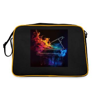 Piano - Sac Retro - noir/or - Dos