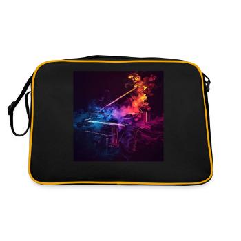 Piano - Sac Retro - noir/or - Dos