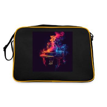 Piano - Sac Retro - noir/or - Dos
