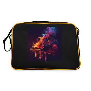 Piano - Sac Retro - noir/or - Dos