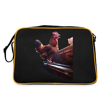 Hahn Piano - Sac Retro - noir/or - Dos