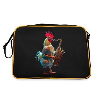 Hahn Saxophone - Sac Retro - noir/or - Dos