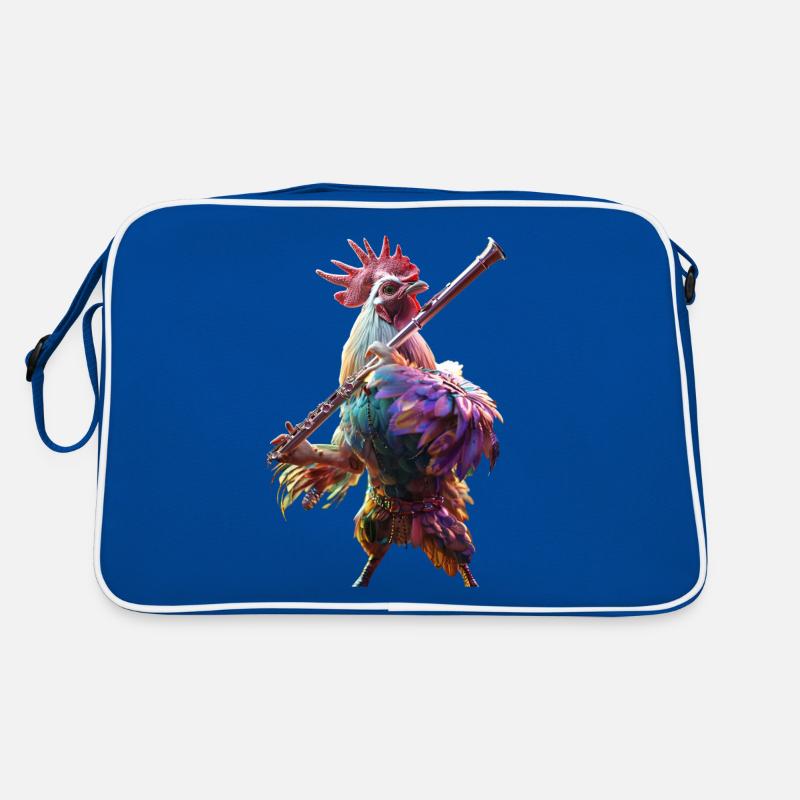 Hahn Flöte Retro Tasche