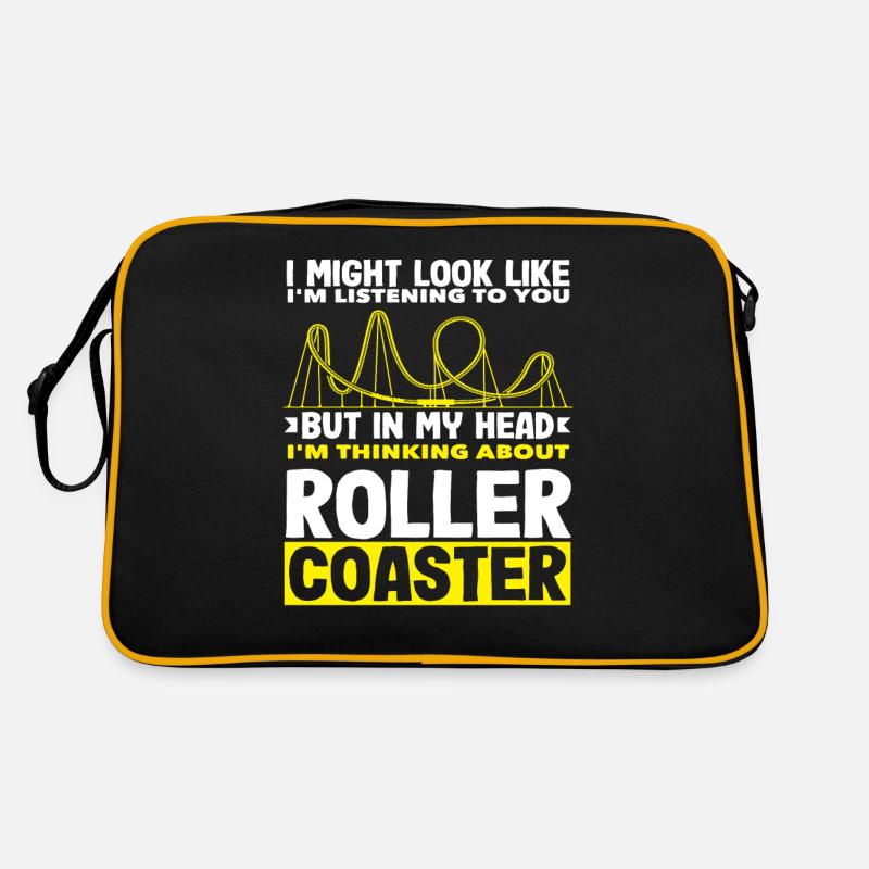 Achterbahn Ich Denke An Achterbahn Retro Tasche