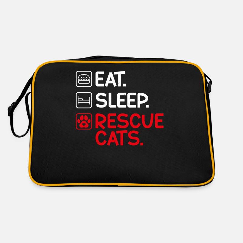 Cadeaux de sauvetage de chat Sac Retro