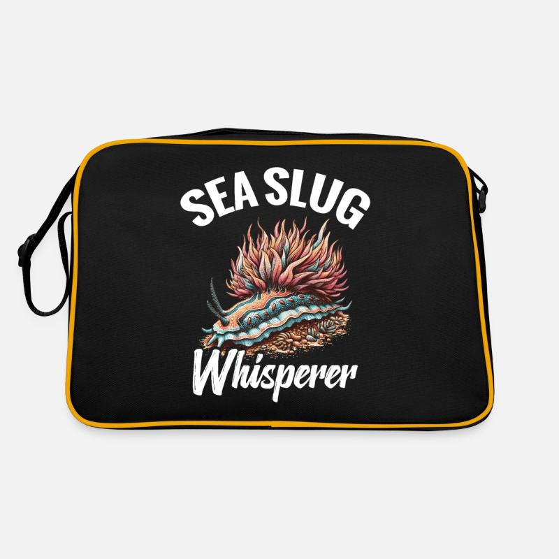 Nudibranch Sea Slug Whisperer Retro Tasche