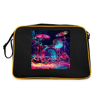 Percussion - Retro Bag - black/gold - Back