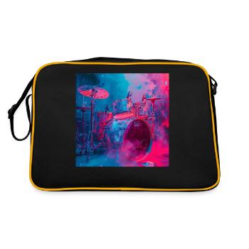 Percussion - Retro Bag - black/gold - Back