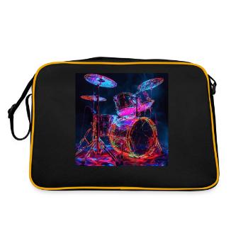 Percussion - Retro Bag - black/gold - Back