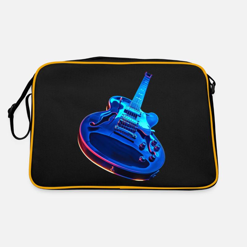 Guitare - Sac Retro - noir/or