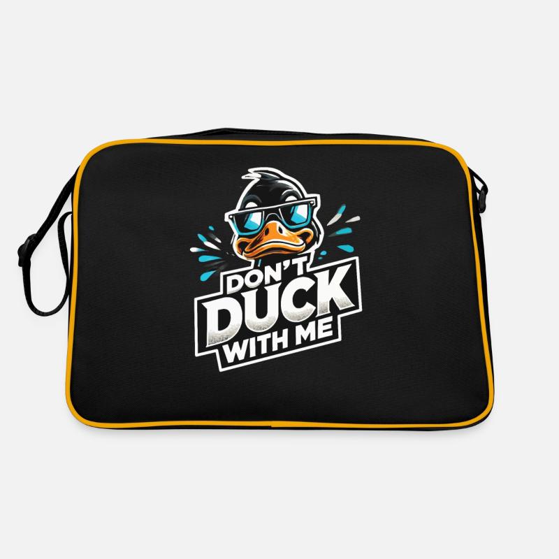 Cool duck, ne duck pas avec moi Sac Retro