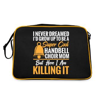 Je n’aurais jamais pensé que j’aurais un jour un - Sac Retro - noir/or - Dos