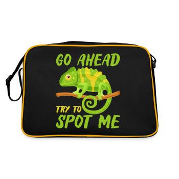 Cadeaux Caméléon - Sac Retro - noir/or - Dos