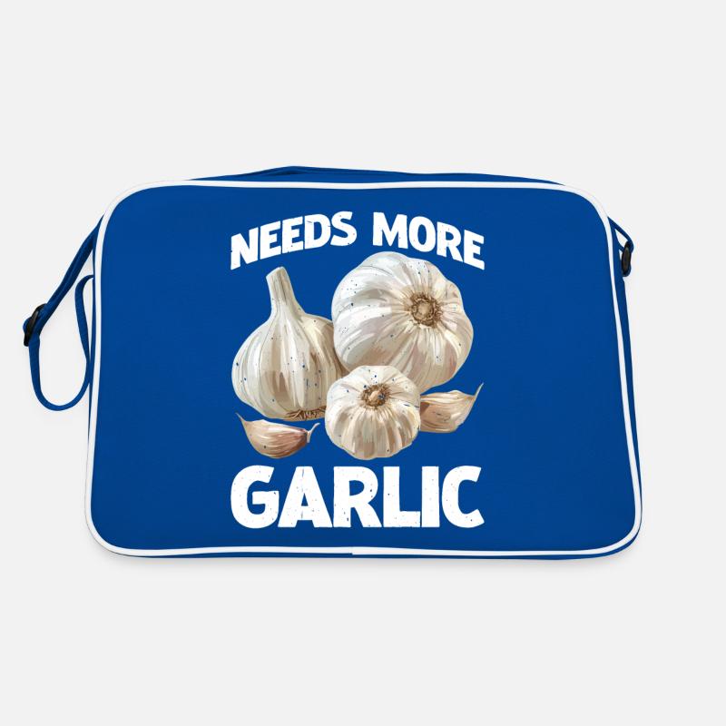 Needs More Garlic 2 Retro Tasche