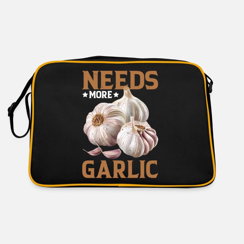 Needs More Garlic Retro Tasche