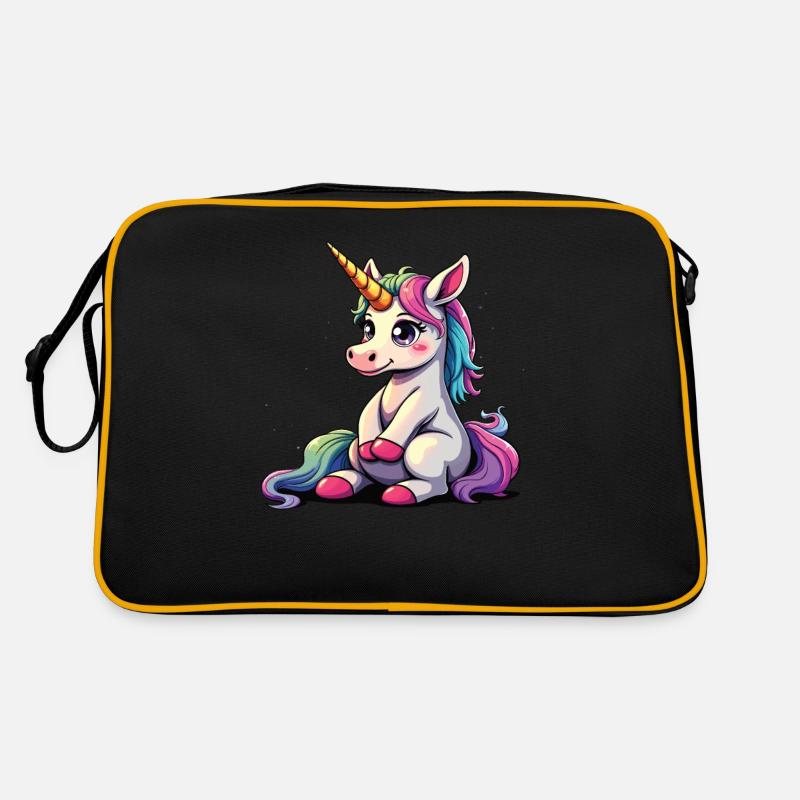 Süßes Einhorn Magische Geschenkidee Einhorn Fans Retro Tasche