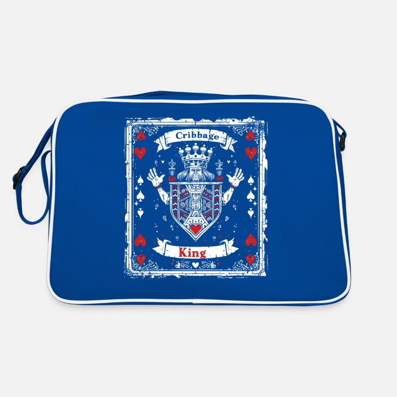 Cribbage King Graphic Funny Cribbage Retro Bag