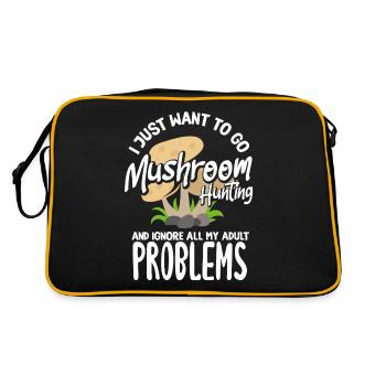 Cueilleur de champignons Lust Ignorer les problèmes - Sac Retro - noir/or - Dos