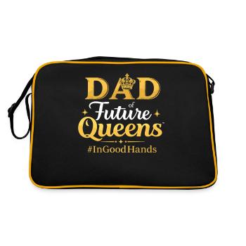 Papa des futures reines #Ingoodhands fille Papa - Sac Retro - noir/or - Dos