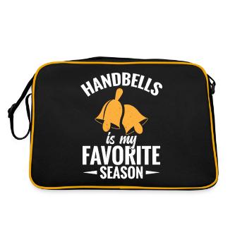 Les clochettes sont ma saison préférée - Sac Retro - noir/or - Dos