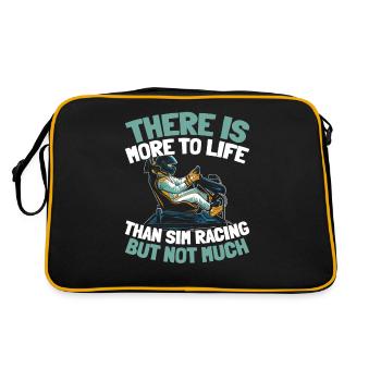 Sim Racing - Retro Bag - black/gold - Back