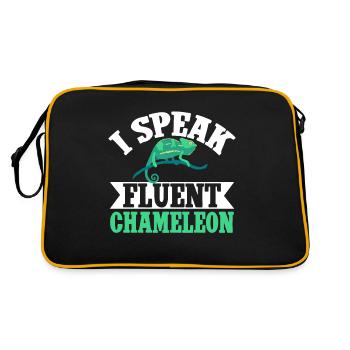 Cadeaux Caméléon - Sac Retro - noir/or - Dos