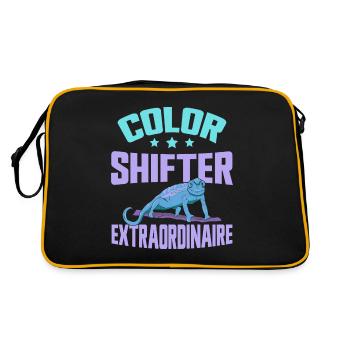 Cadeaux Caméléon - Sac Retro - noir/or - Dos