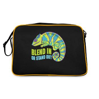 Cadeaux Caméléon - Sac Retro - noir/or - Dos