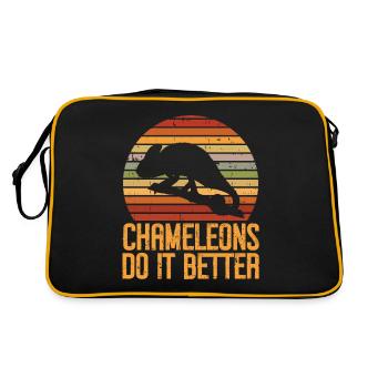 Cadeaux Caméléon - Sac Retro - noir/or - Dos