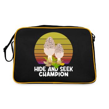 Hide Master Mushroom Picker Hide And Seek - Retro Bag - black/gold - Back