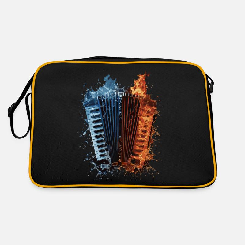 Akkordeon Retro Tasche