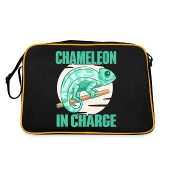 Cadeaux Caméléon - Sac Retro - noir/or - Dos