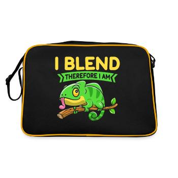 Cadeaux Caméléon - Sac Retro - noir/or - Dos