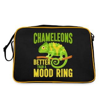 Cadeaux Caméléon - Sac Retro - noir/or - Dos