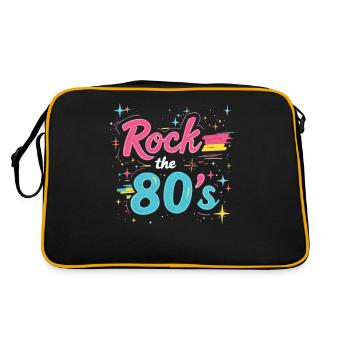 Rock The 80's 80s Party Retro Look 80s - Retro Bag - black/gold - Back