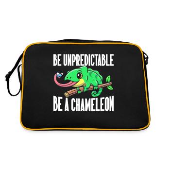 Cadeaux Caméléon - Sac Retro - noir/or - Dos