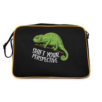 Cadeaux Caméléon - Sac Retro - noir/or - Dos