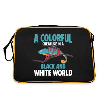 Cadeaux Caméléon - Sac Retro - noir/or - Dos