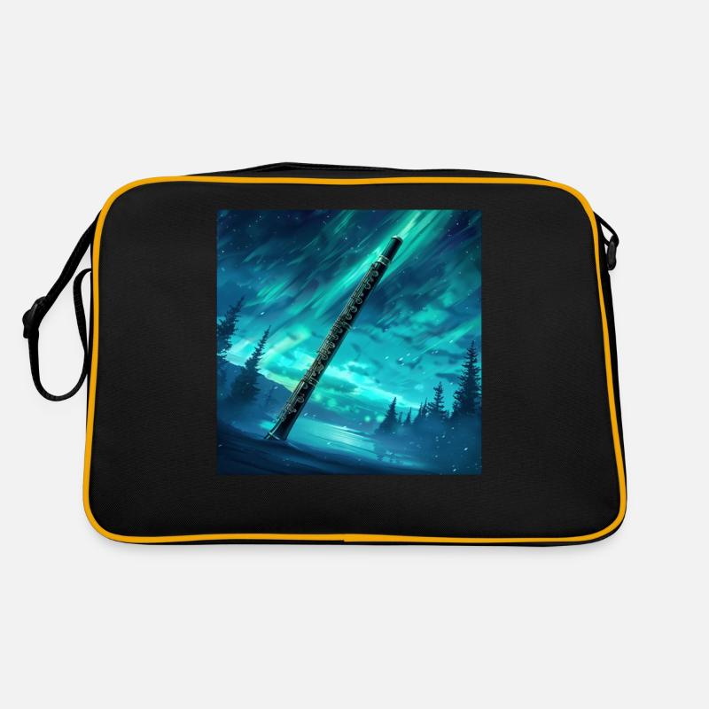 Querflöte Retro Tasche