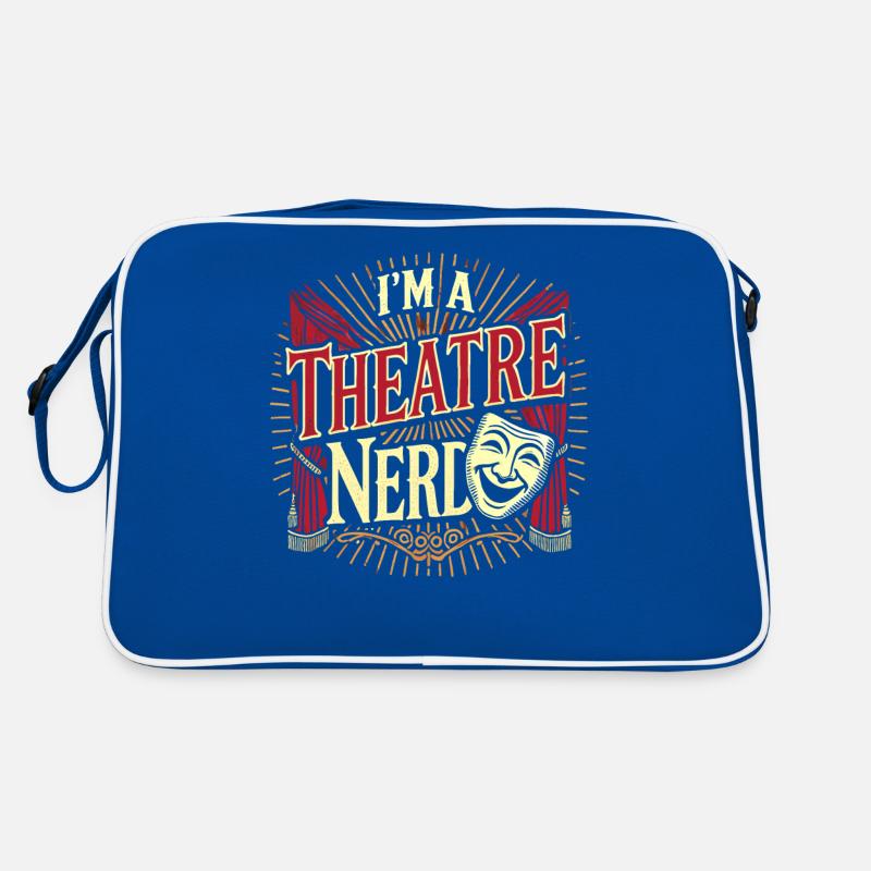 Ich bin ein Theater-Nerd Retro Tasche