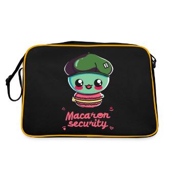 Amateurs de macarons Macaron Baker - Sac Retro - noir/or - Dos