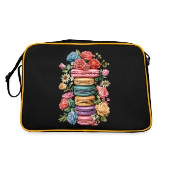 Amateurs de macarons Macaron Baker - Sac Retro - noir/or - Dos