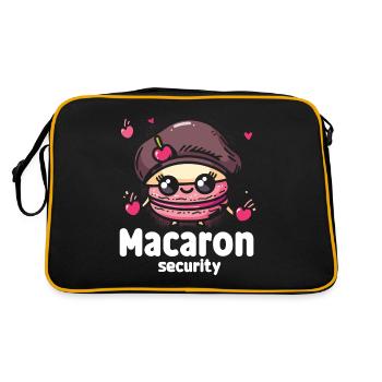 Amateurs de macarons Macaron Baker - Sac Retro - noir/or - Dos